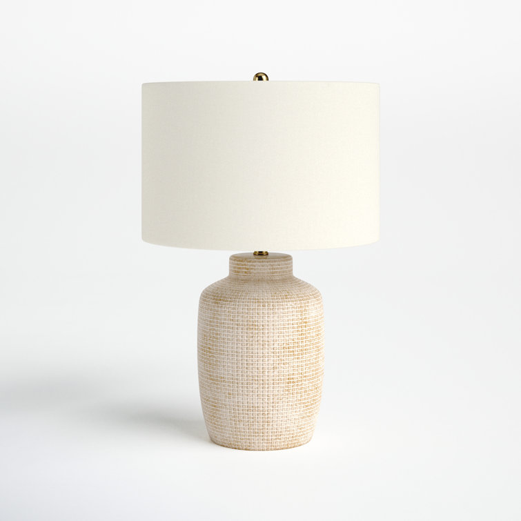 Etched birches table sales lamp